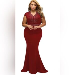 Chic Red Maxi Dress for Women